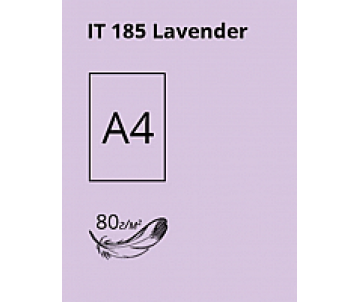 Бумага  А4/80/500 IT 185 пастельная фиолетовая Lavender