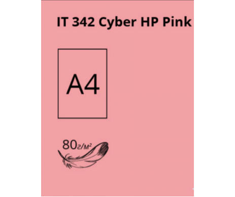 Папір  А4/80/500 IT 342 неон рожевий Pink