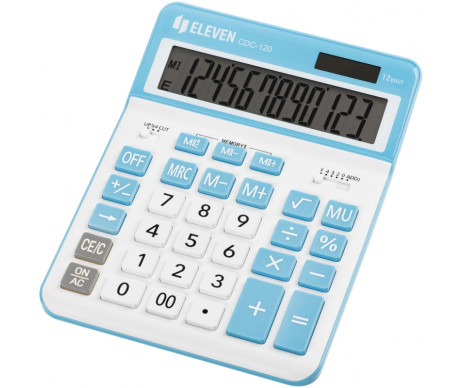 Eleven CDC-120 WH/CY 12-bit calculator