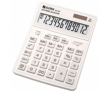 Calculator Eleven SDC-444 X-WH 12 digits
