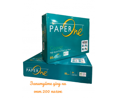 Paper A4, 80 gr. 500 l. Paper One OPTIMAL