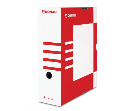 Box for document archiving 100 mm red Donau