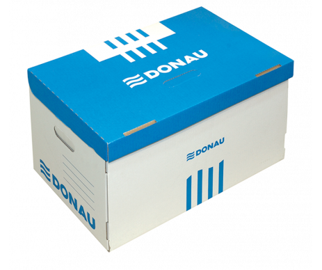 Box for archival boxes Donau blue