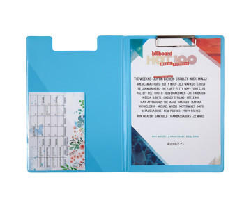 Папка планшет 2514-22-A голубая 3657