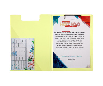 Папка-планшет Pastelini желтая 3658