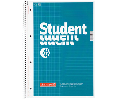 College block A4 lin+klit 80 sheets 1726