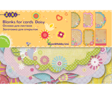 Основа для листівок "Daisy" 10.2*15.3см
