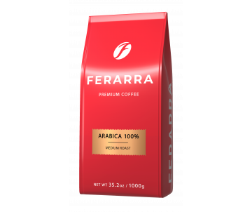 Кофе в зернах 1кг FERARRA100% ARABIKA+Чашка
