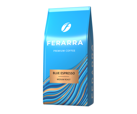 Кава в зернах 1кг FERARRA Blue Espresso 28637