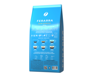 Кава в зернах 1кг FERARRA Blue Espresso 28637