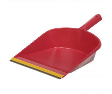 Dustpan with rubber patch, color assorted