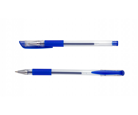 Ручка гелевая 0,7 мм синяя BM 8349-01 