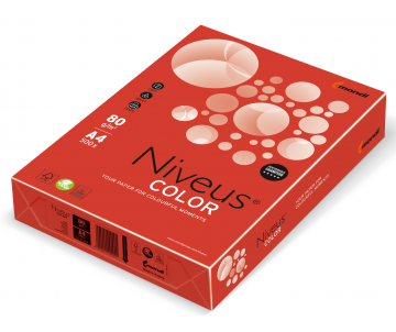 Paper A4/80 500 sheets red CO44
