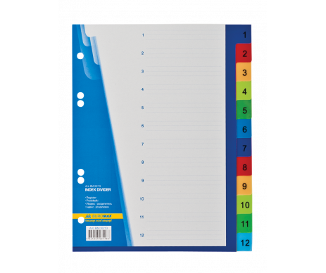 Цифровий індекс д/реєстр А5 12поз BM-3213