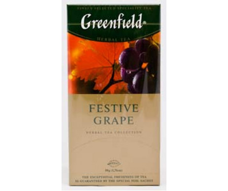 Tea Greenfield herbal Festa grape 79757