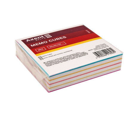 Block for notes glass MIX 80x80mm 3171