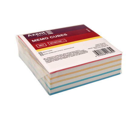 Block for notes not made of glass 90x90mm