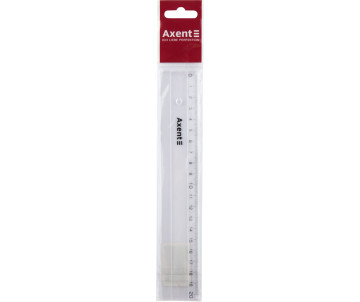 Plastic ruler 20 cm transparent 2026