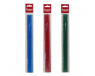 Plast ruler 30 cm matte burgundy 2032  - foto  2