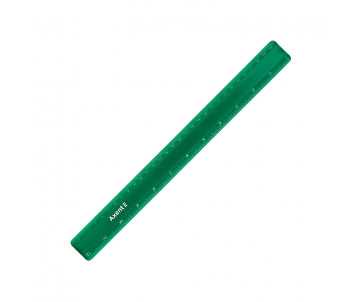 Лінійка пластик 30см матова зелена 2033