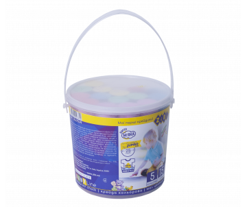 Color 15pcs JUMBO chalk in bucket