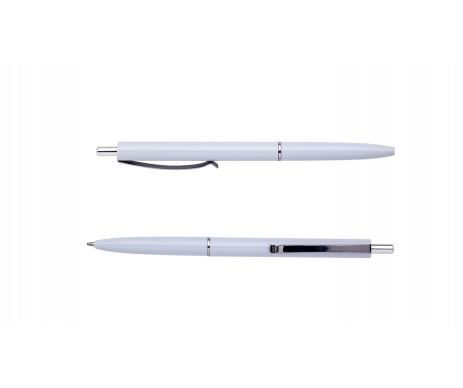 Ручка шариковая LOGO2U 1мм белая 8239-12