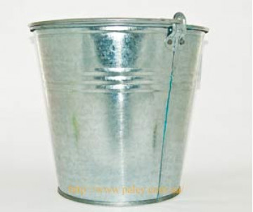 Bucket 10 l galvanized