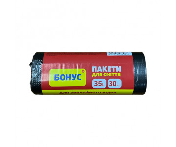 Мешки для мусора 35л 30 шт рул 21518