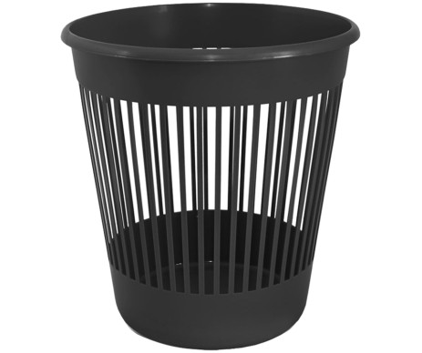 Корзина для бумаги 10л черная 1783