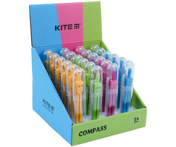 Compass in a case, assorted colors 6462