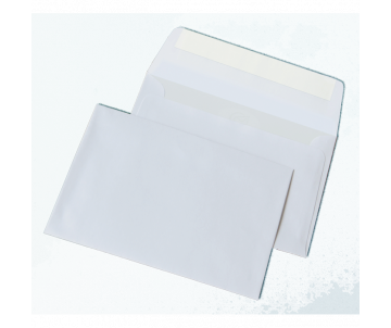 Envelope C6 114x162mm white SKL 8483