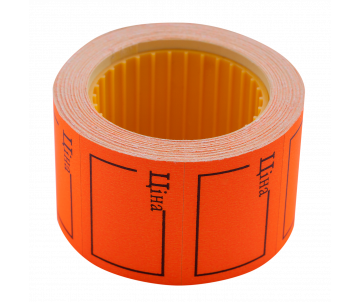 Ценник 35*25 ЦЕНА оранж BM-282106-11