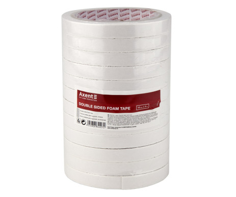 Лента клейкая двустор 12мм*2м пена 5719