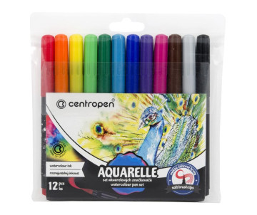 Watercolor felt-tip pens 12 circles 8683/12 6425