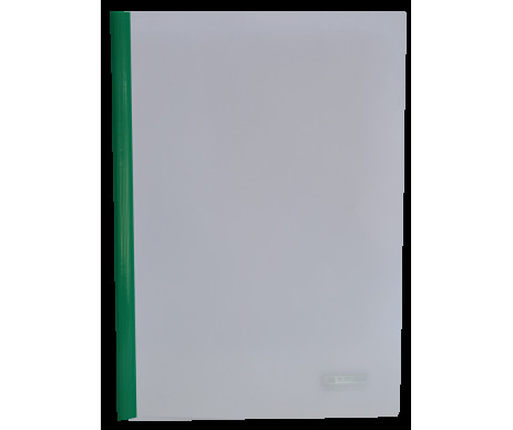 Папка скоросшиватель с прижимной планкой 15 мм зеленый Buromax