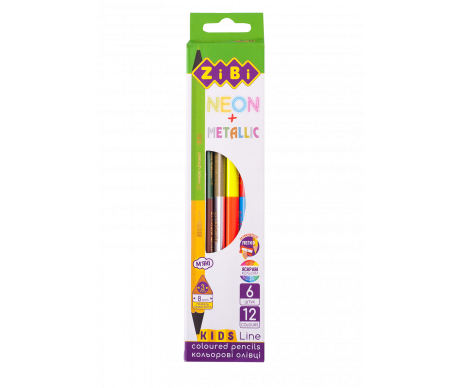 Colored pencils double-sided 6p ZB 2465