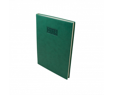 Diary dated 2018 GENTLE Torino A4 336 pages green