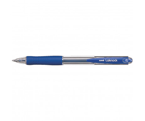 Ручка шариковая автоматическая uni LAKNOCK medium 1.0 мм синяя