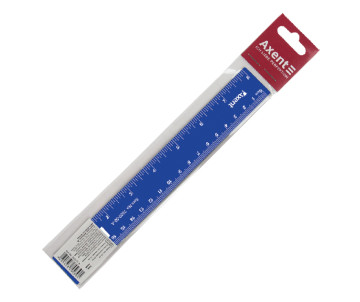 Plastic ruler 20 cm blue 2024