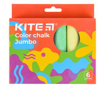 Colored chalk Jumbo 6 pieces 27302