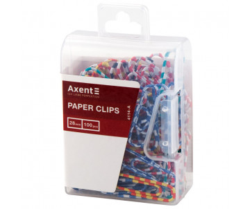 Paper clips 28 mm 100 plastic count 5506