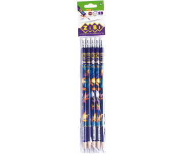 EXOTIC HB pencil with ZB 2313-5 eraser