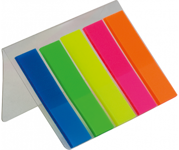 Bookmark plastic NEON 5х25арк VM-2302-98