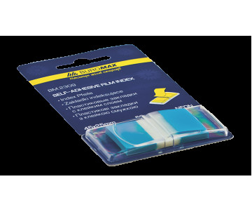 Bookmarks are plastic with adhesive NEON POP-UP 45x25 mm 50 sheets blue