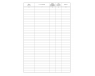 Incoming correspondence registration journal A4, office, 48 sheets  - foto  2