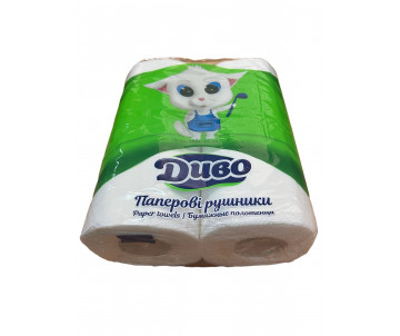 Полотенца бумажные Диво 2 рул 2-х слойные