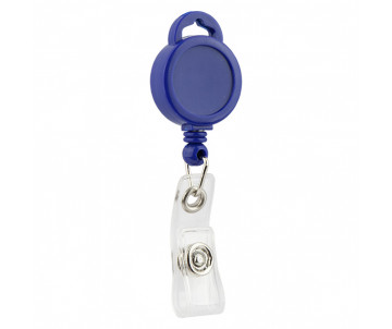Badge clip-roulette blue 1447