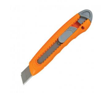 Нож канцелярский 18 мм мех фиксатор 2627
