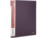 Папка з затиском, А4, сливова  - foto  1