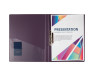 Папка з затиском, А4, сливова  - foto  2
